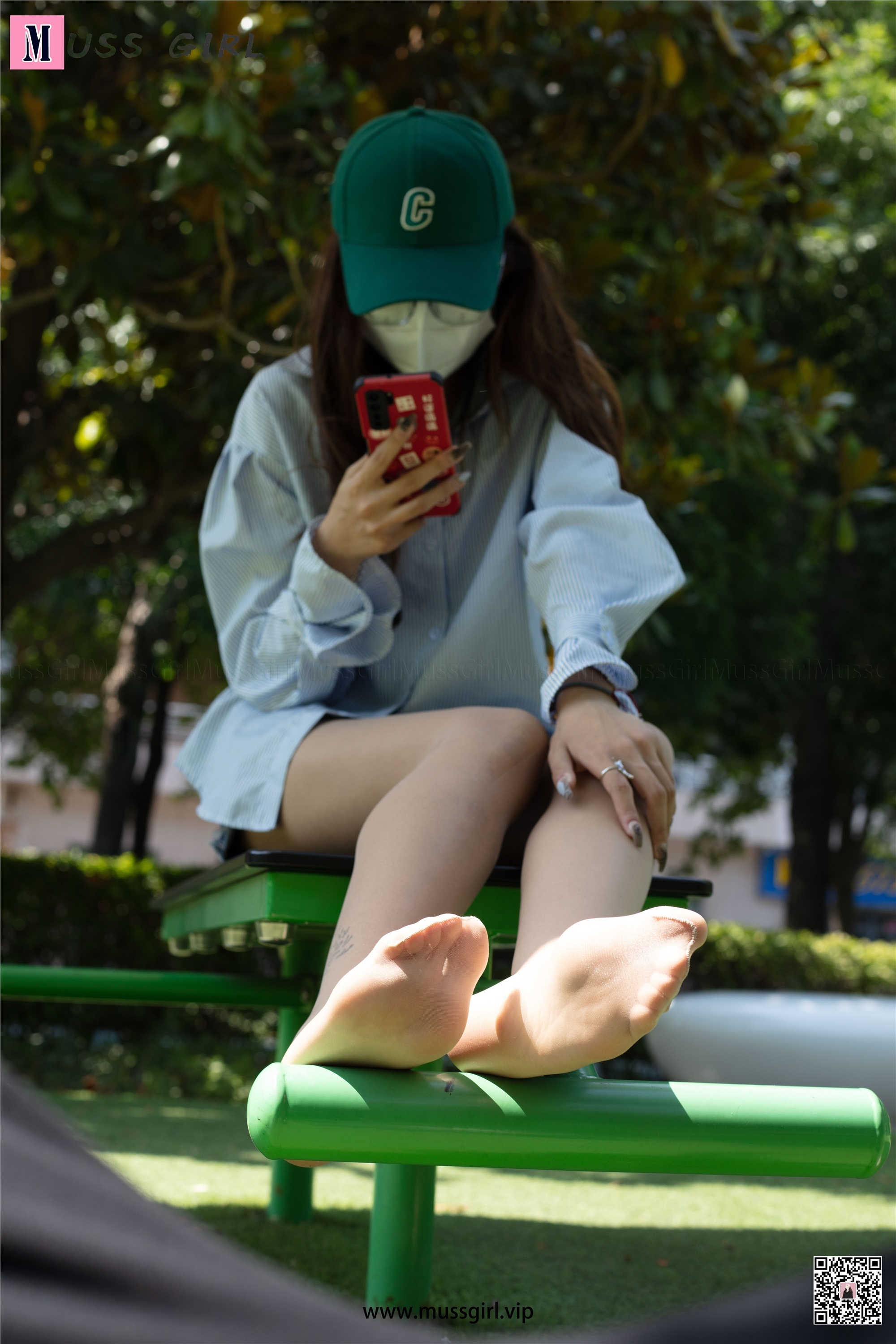 MussGirl慕丝女郎  NO.212 牛仔热裤肉丝美女2